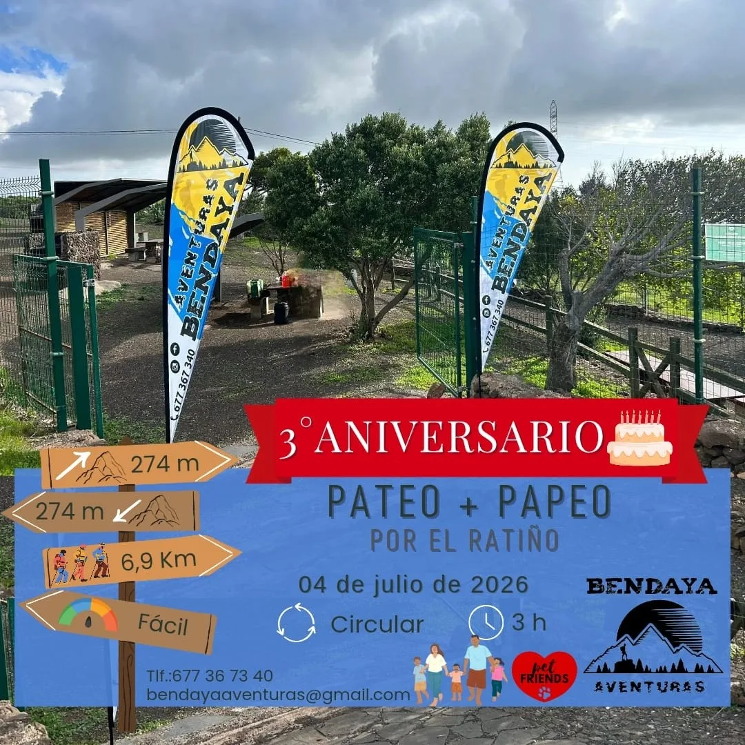 Ruta + Enyesque Bendaya Aventuras 2026 - Eventos Gran Canaria