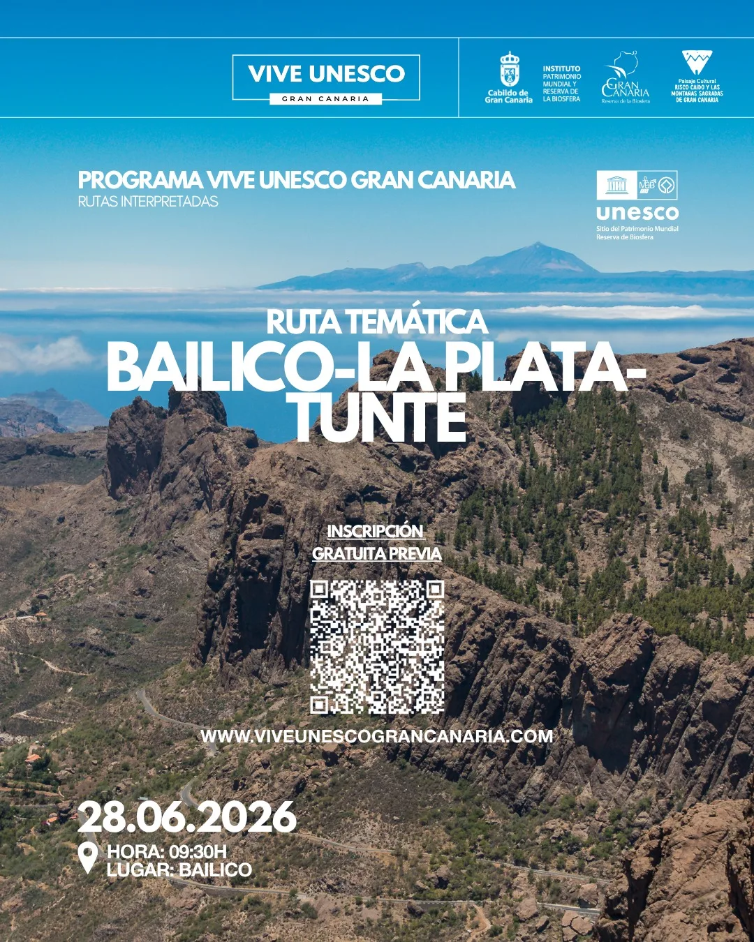 Ruta Bailico-La Plata-Tunte en Gran Canaria