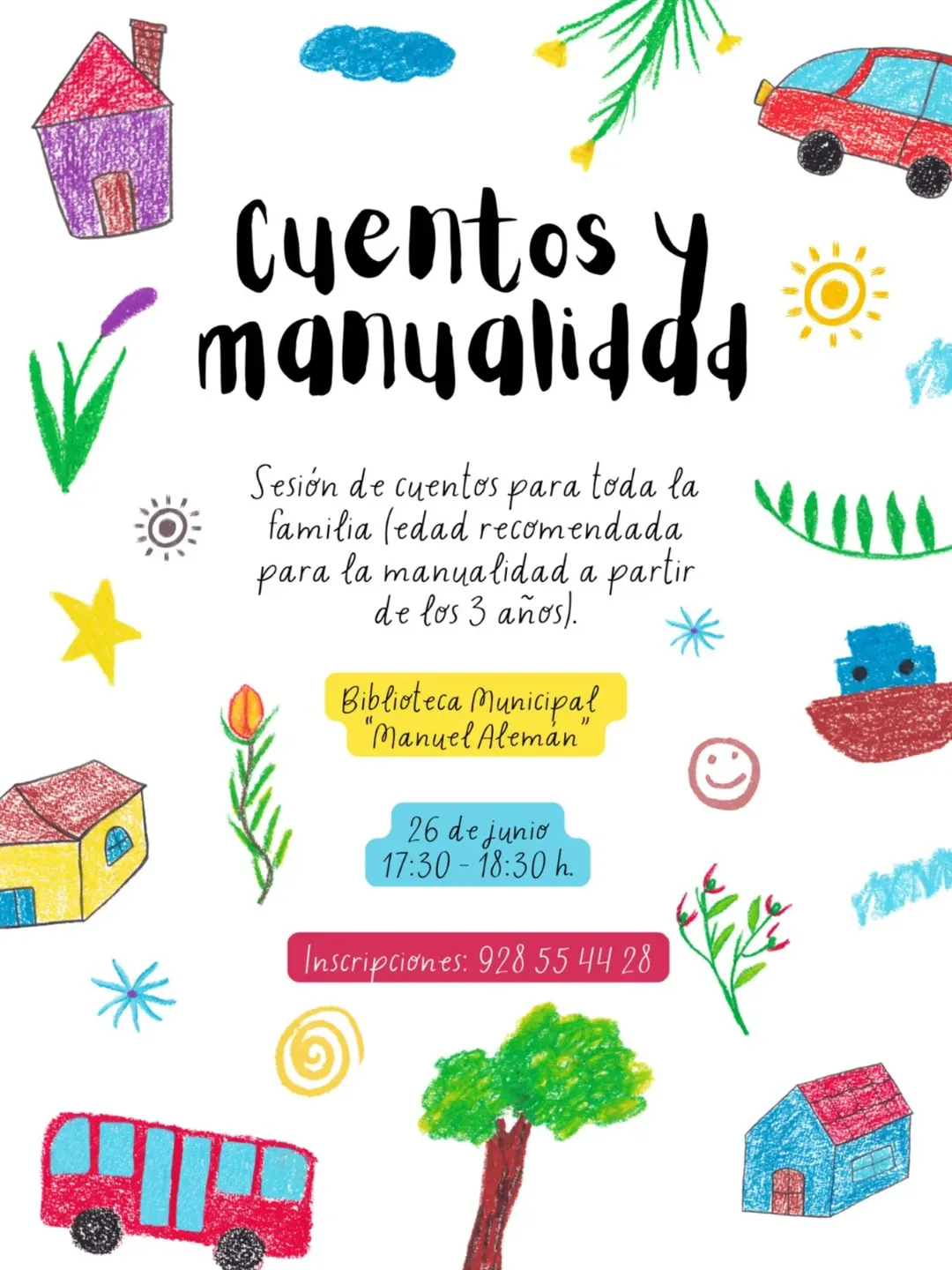 Taller – «Cuentos y manualidad» Agaete