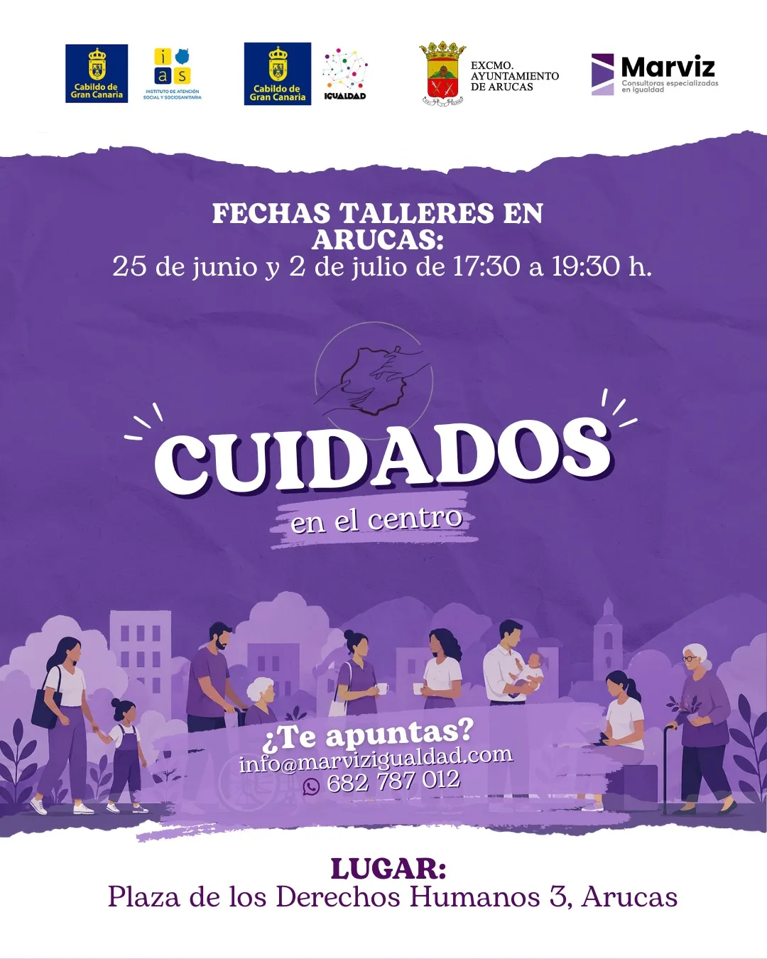 Taller Cuidados en el centro en Arucas - Eventos Gran Canaria