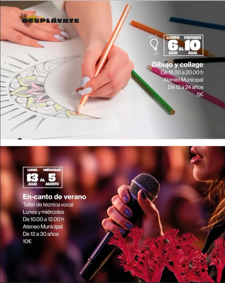 Taller - «Dibujo y collage» Vecindario - Eventos Gran Canaria