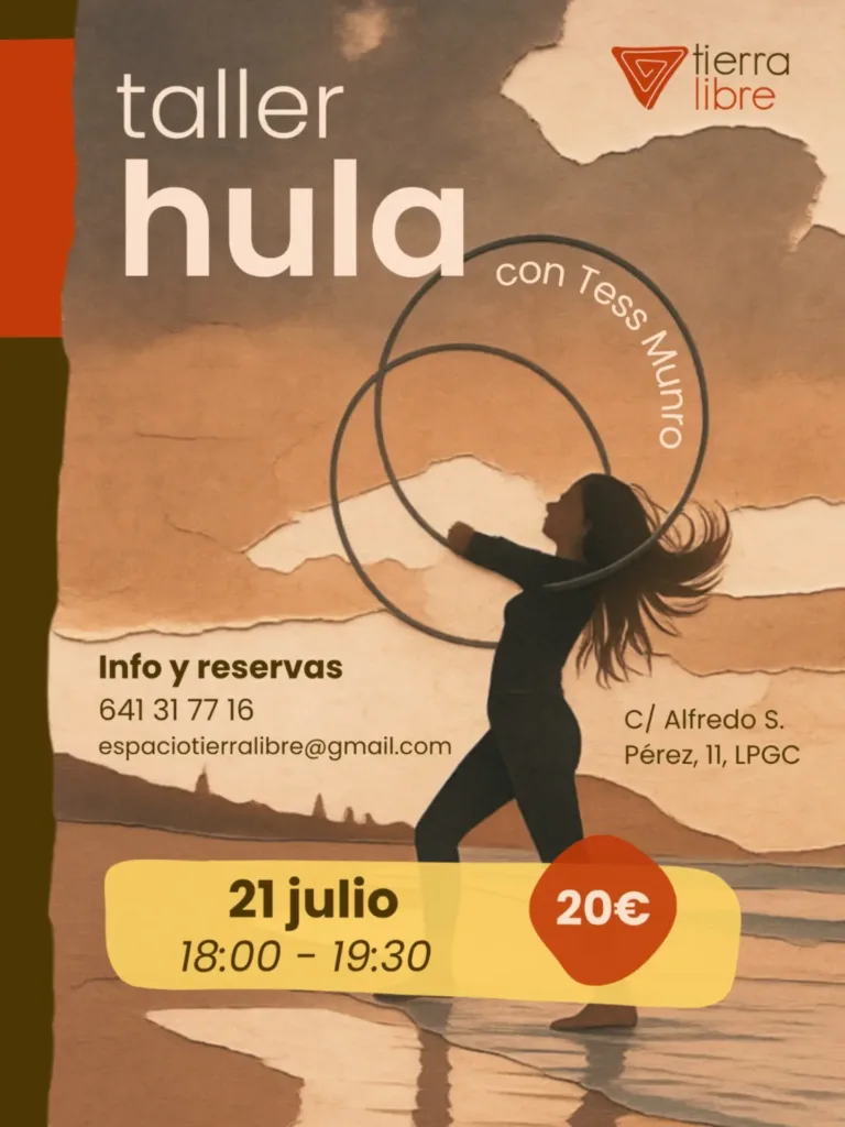 Taller de hula con Tess Munro en Tierra Libre