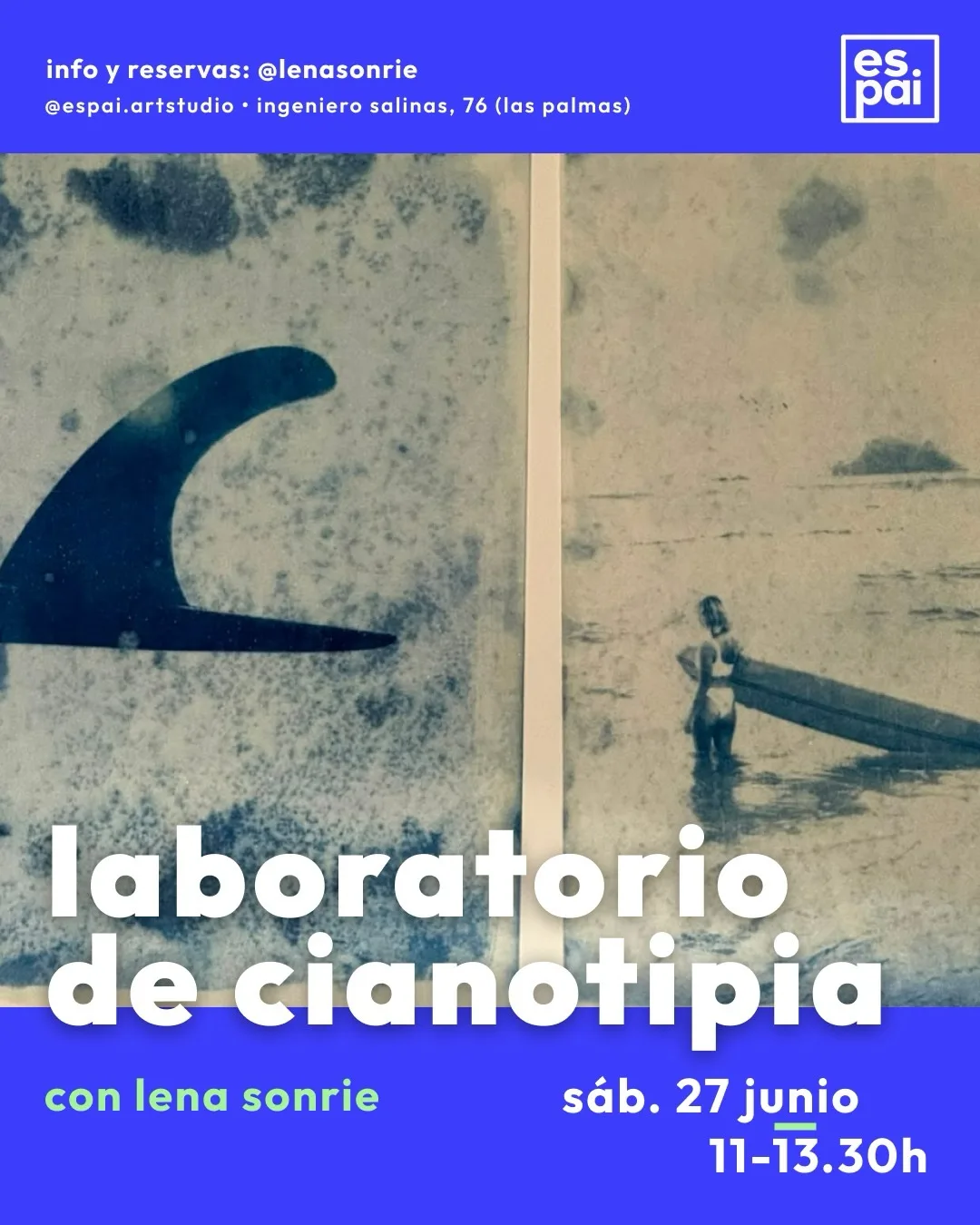 Taller de Cianotipia en Espai Artstudio - Eventos Gran Canaria