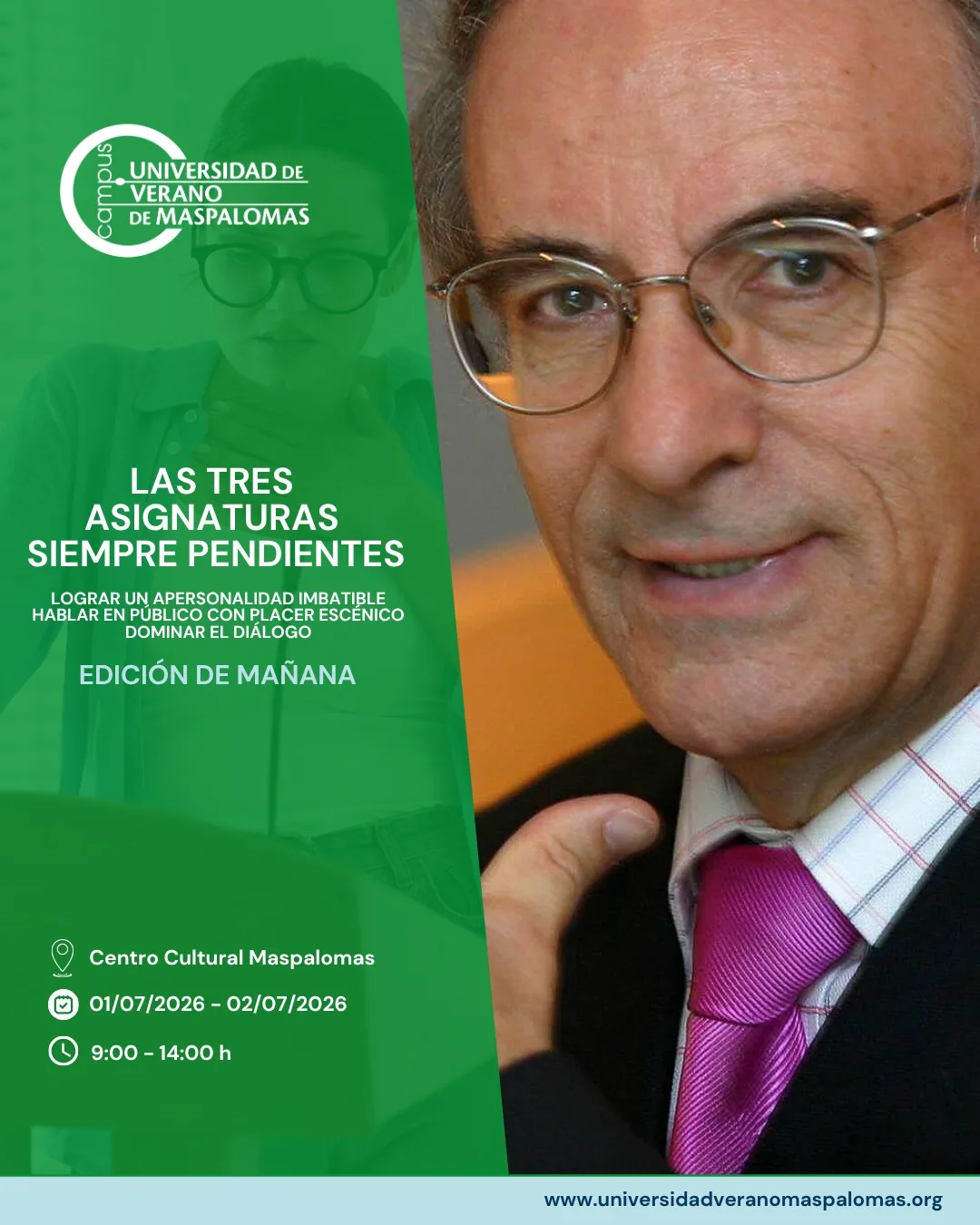 Taller Las 3 asignaturas imprescindibles en Maspalomas
