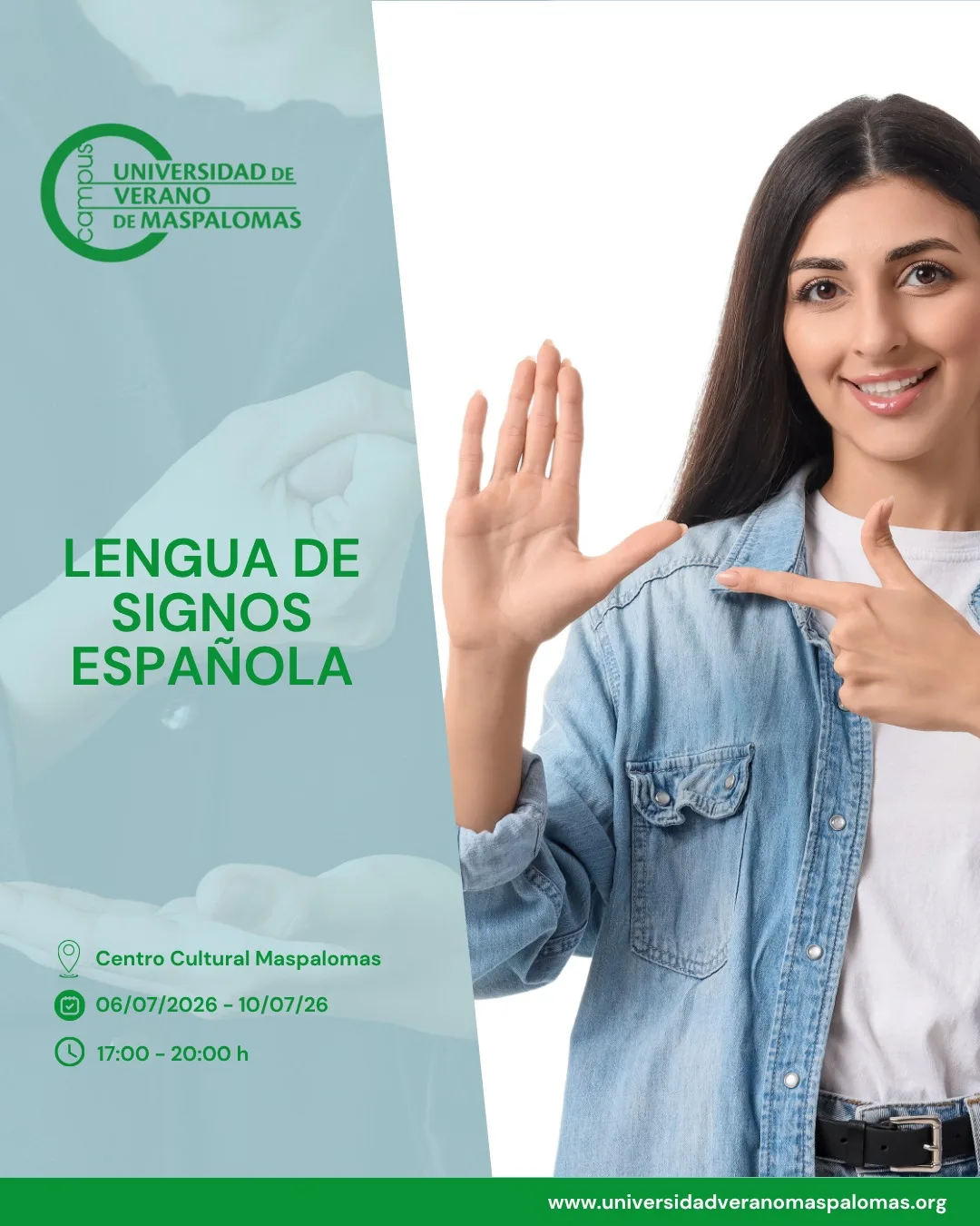 Taller de Lengua de signos en Maspalomas - Eventos Gran Canaria