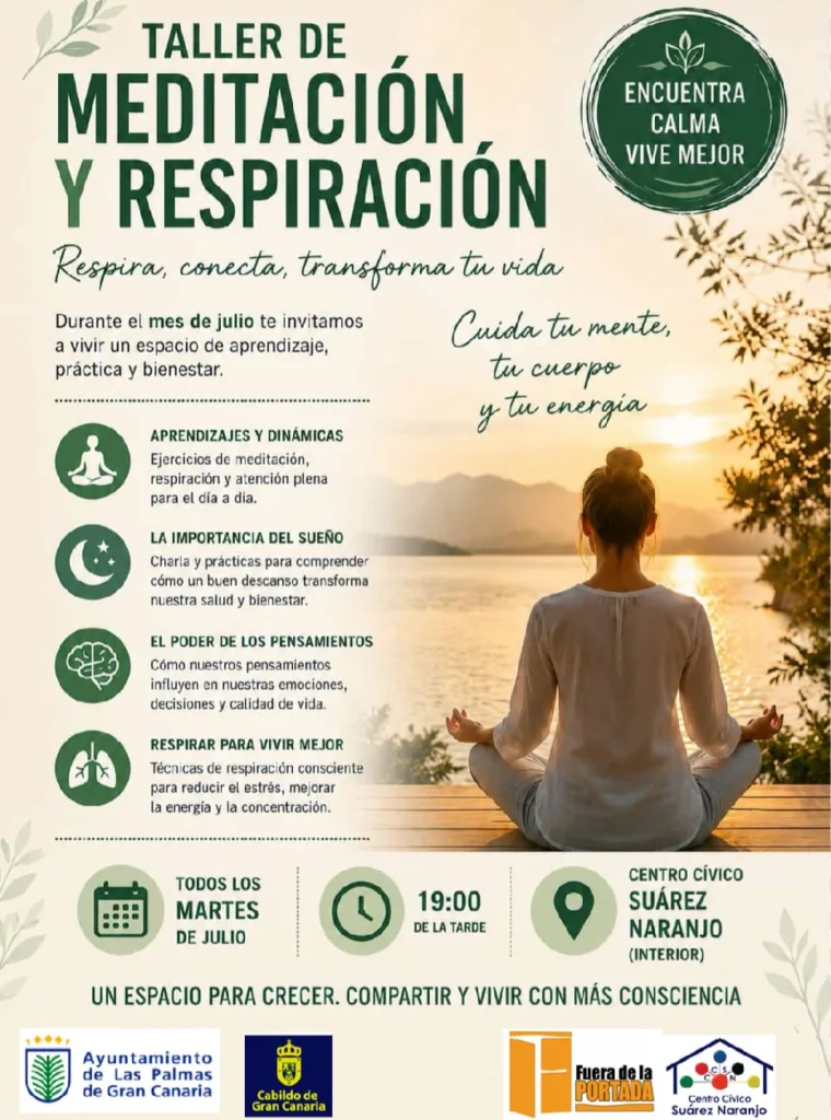 Taller de Meditación y Respiración en Las Palmas