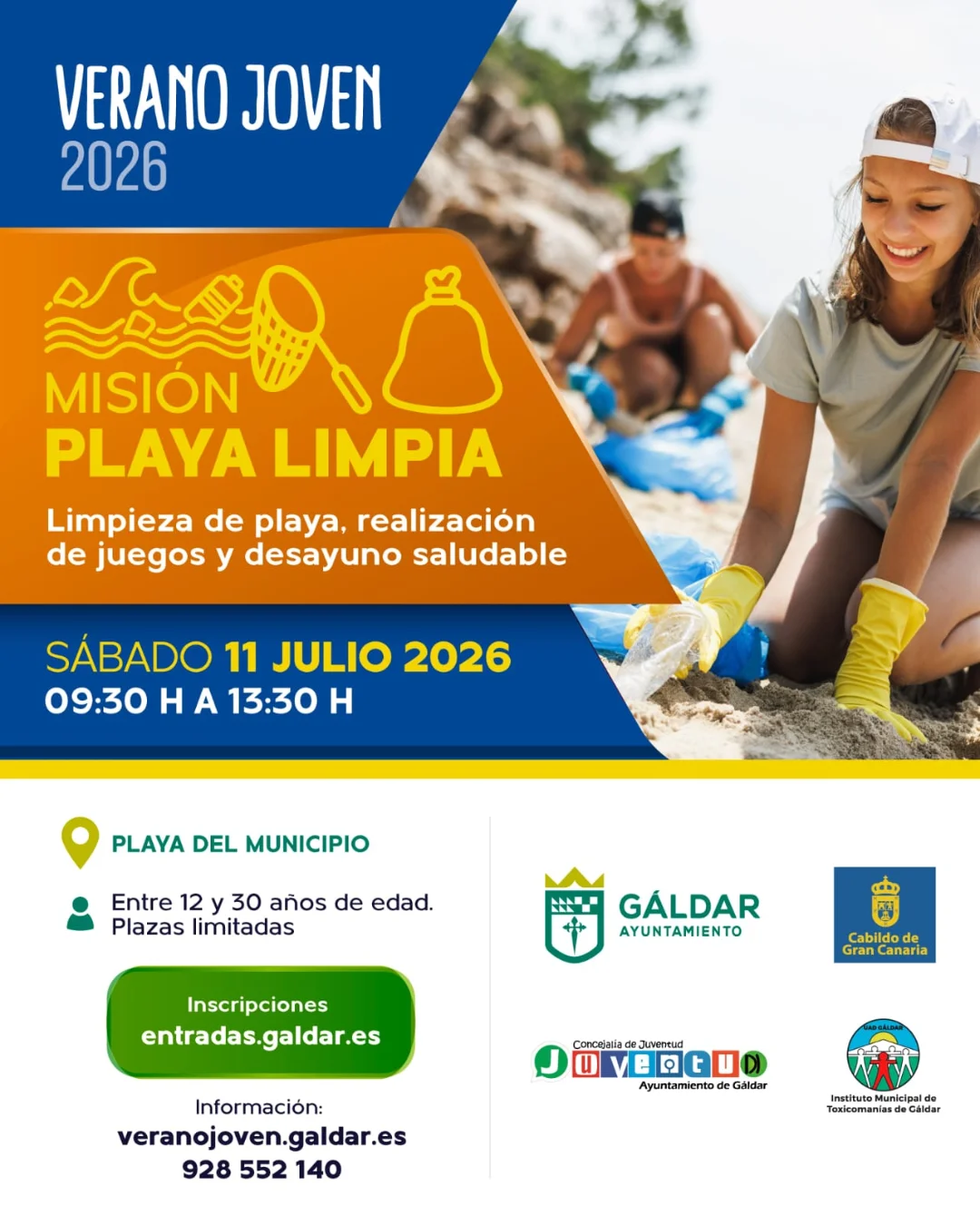 Misión Playa Limpia en Gáldar 2026 - Eventos Gran Canaria
