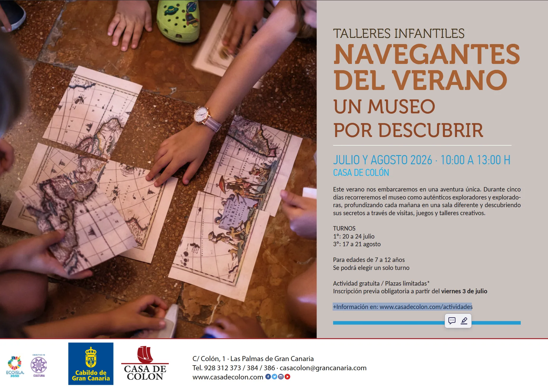 Taller - Navegantes del Verano. Un museo por descubrir