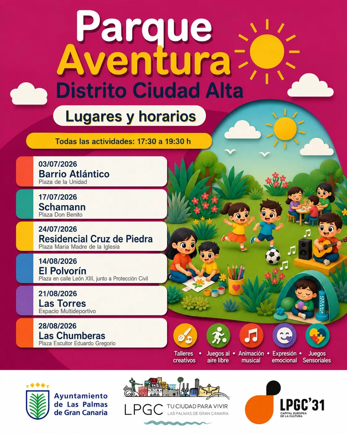 Parque Aventura en Cruz de Piedra - Eventos Gran Canaria