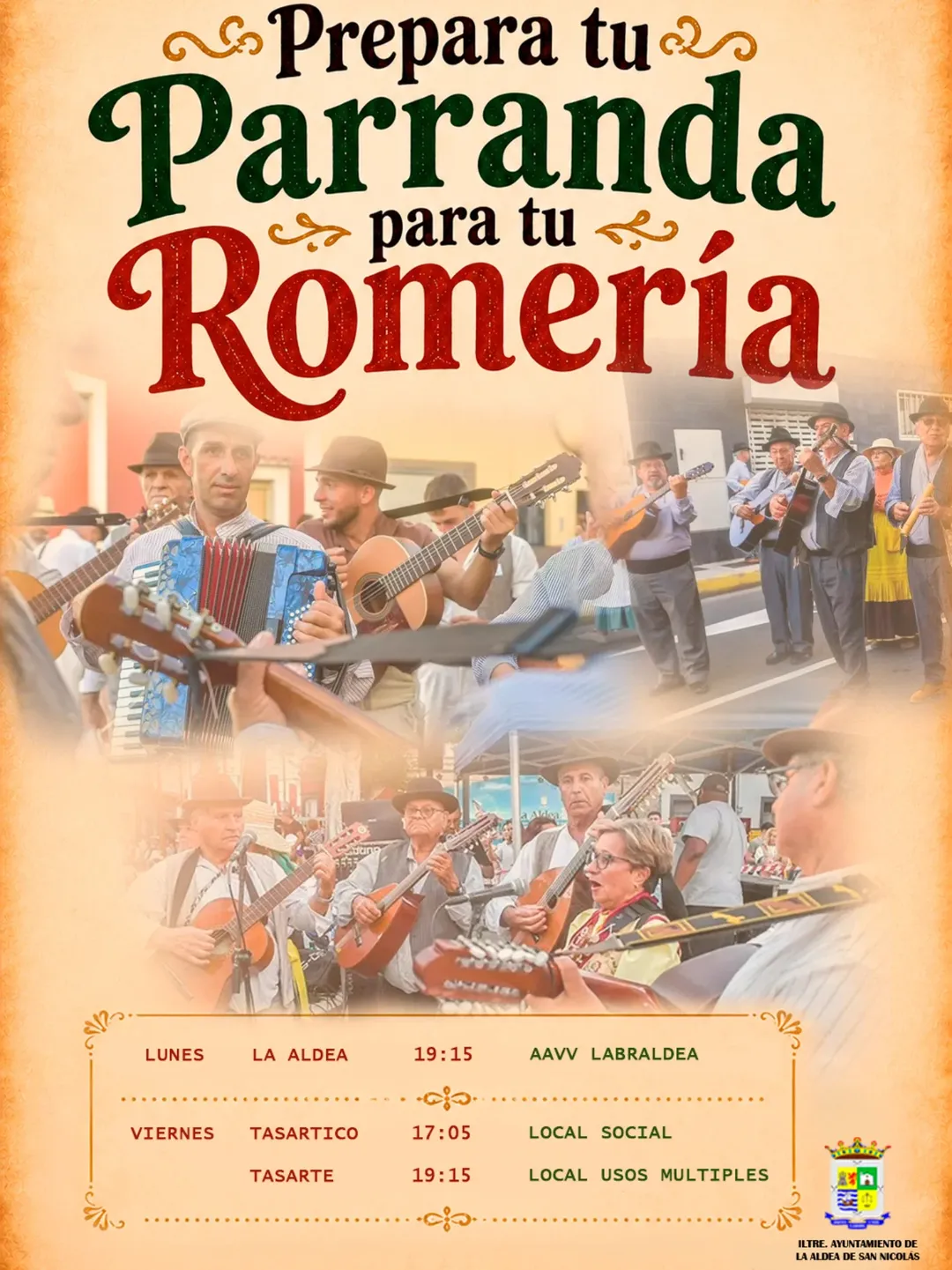 Prepara tu Parranda en Tasartico - Eventos Gran Canaria
