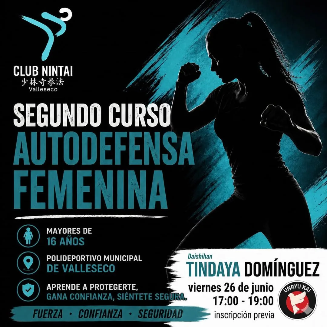 Curso de Autodefensa Femenina en Valleseco