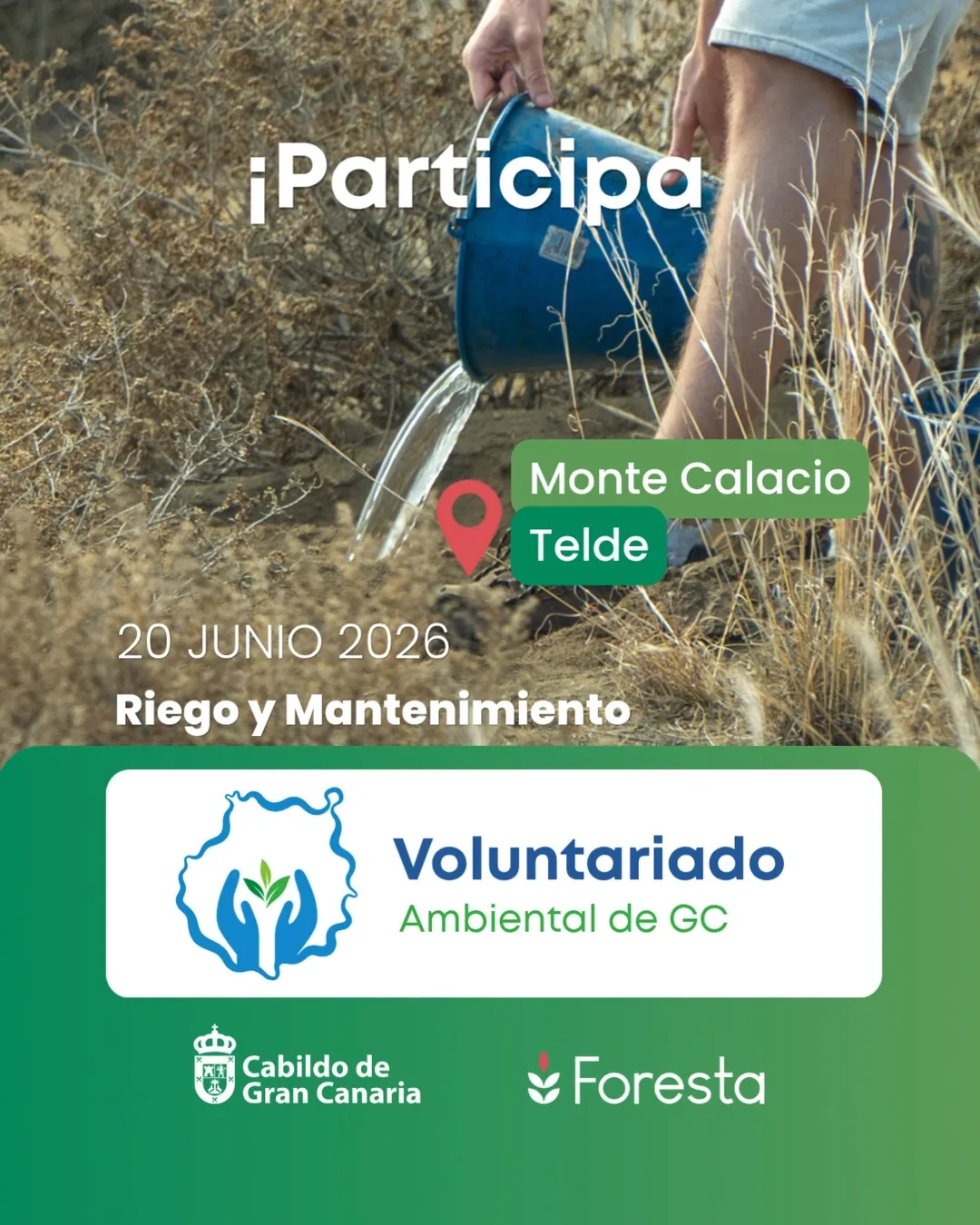 Voluntariado Ambiental 2026 en Monte Calacio