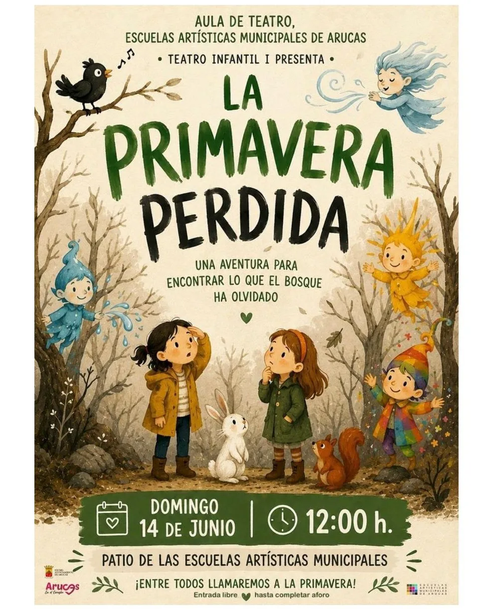 Teatro infantil La primavera perdida en Arucas