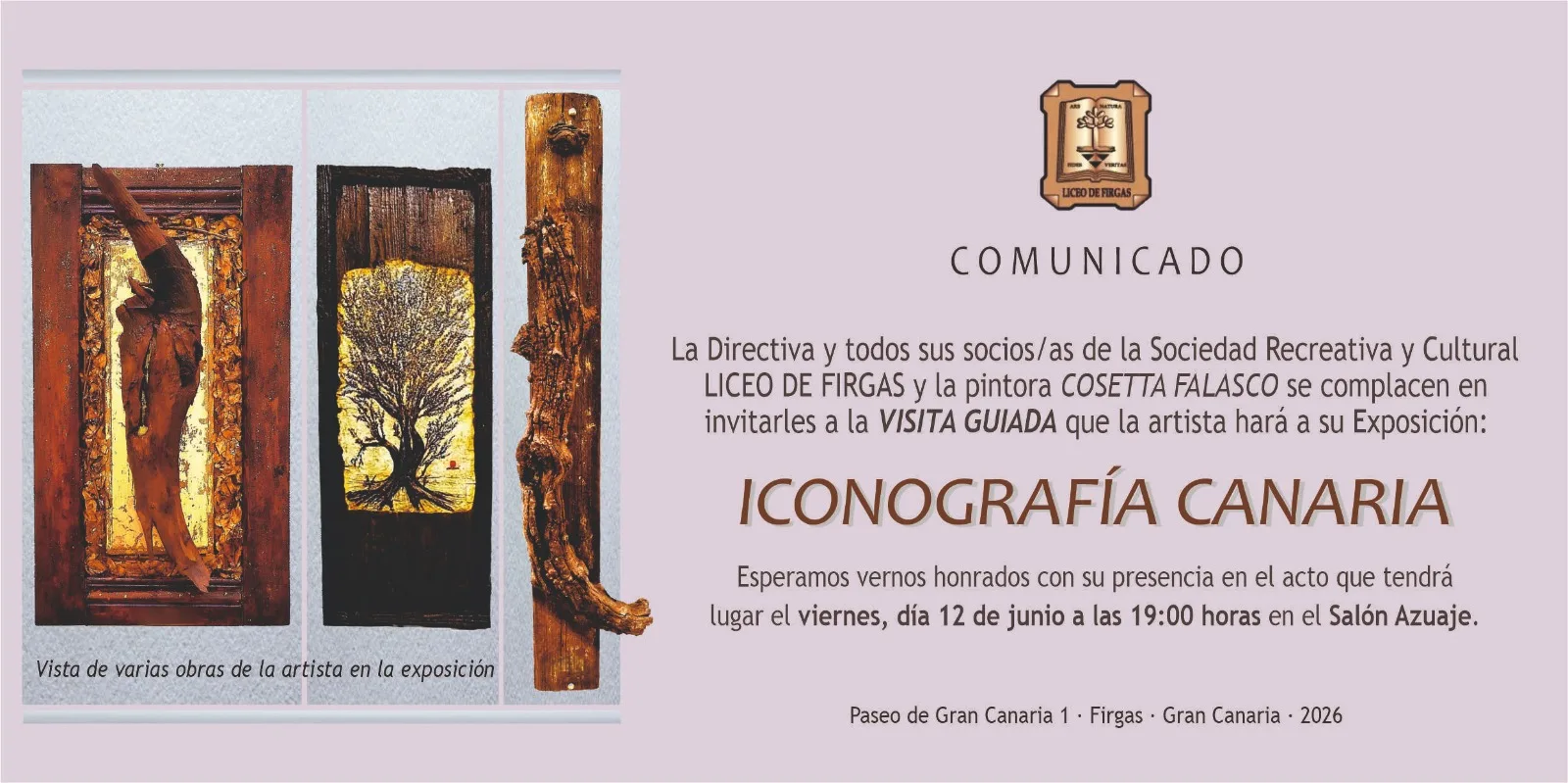 Visita Guiada – Exposición «Iconografía Canaria»