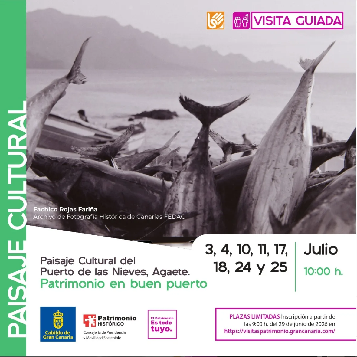 Visita guiada Patrimonio en buen puerto en Agaete