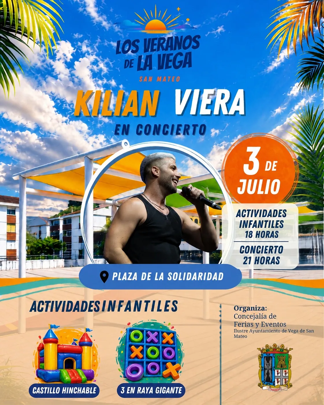Concierto – «Los Veranos de La Vega: Kilian Viera»