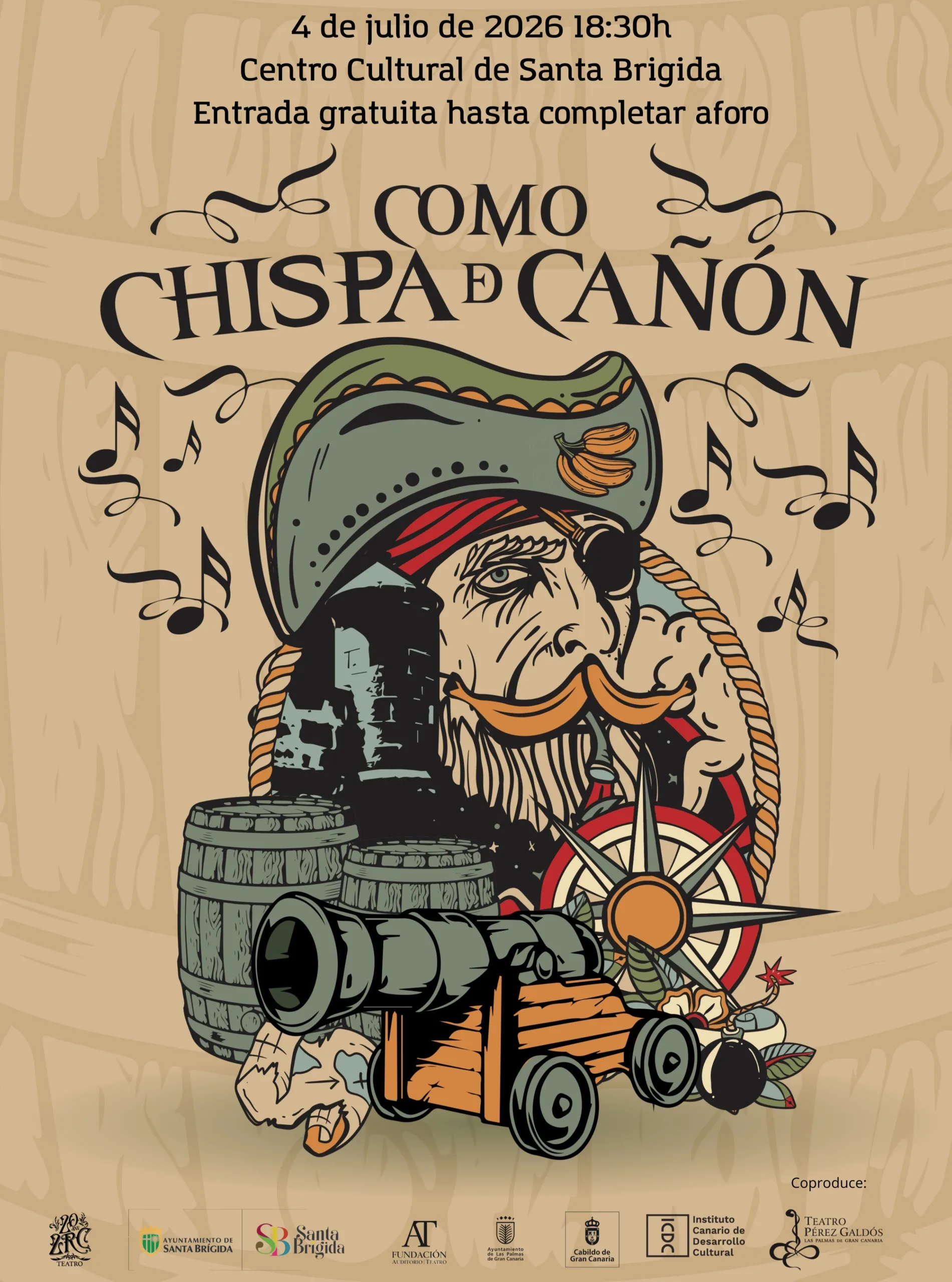 Teatro – «Como chispa para cañón»